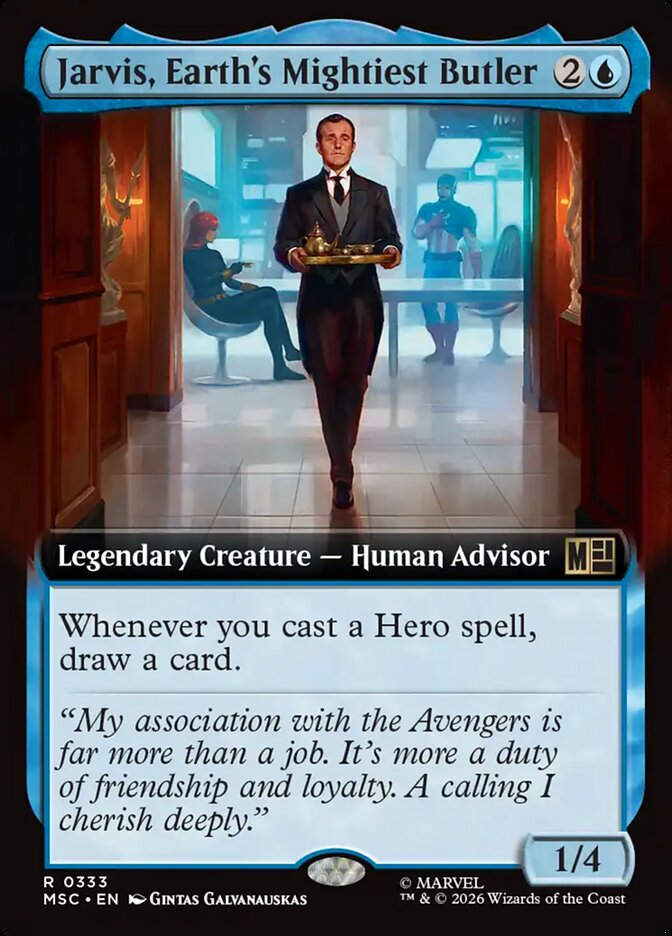 Jarvis, Earth's Mightiest Butler (MSC) (333) / Extended Art