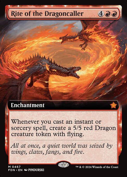 Rite of the Dragoncaller (FDN) (467) / Extended Art