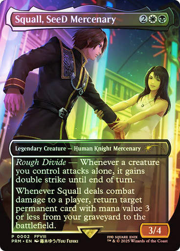 Squall, SeeD Mercenary (PSS5) (2) / Borderless / Foil