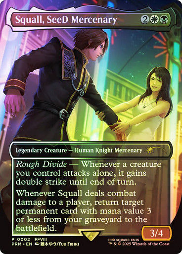 Squall, SeeD Mercenary (PSS5) (2) / Borderless / Foil