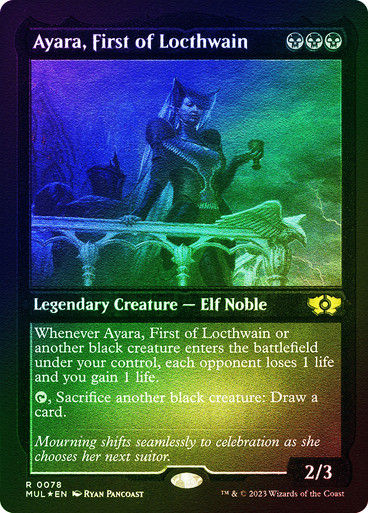 Ayara, First of Locthwain (mul) / Foil Etched