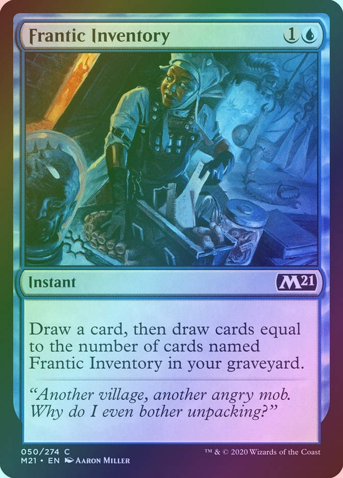 Frantic Inventory (M21) (50) / Foil