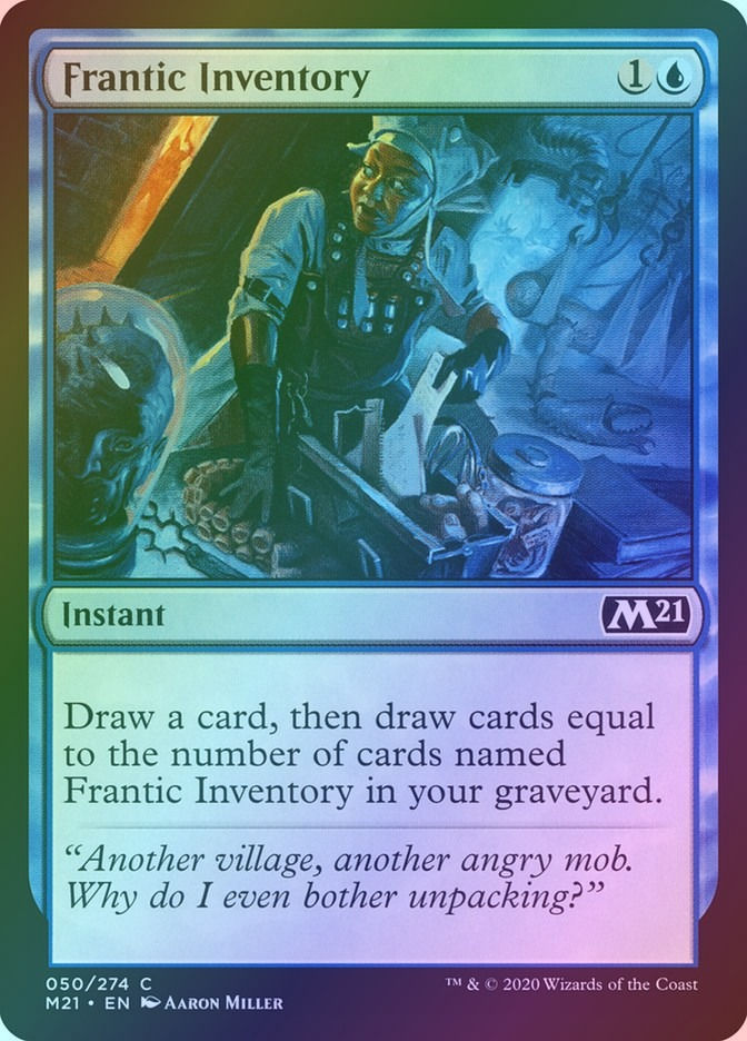 Frantic Inventory (M21) (50) / Foil