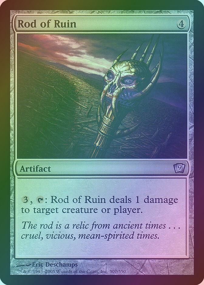 Rod of Ruin (9ED) (307★) / Foil