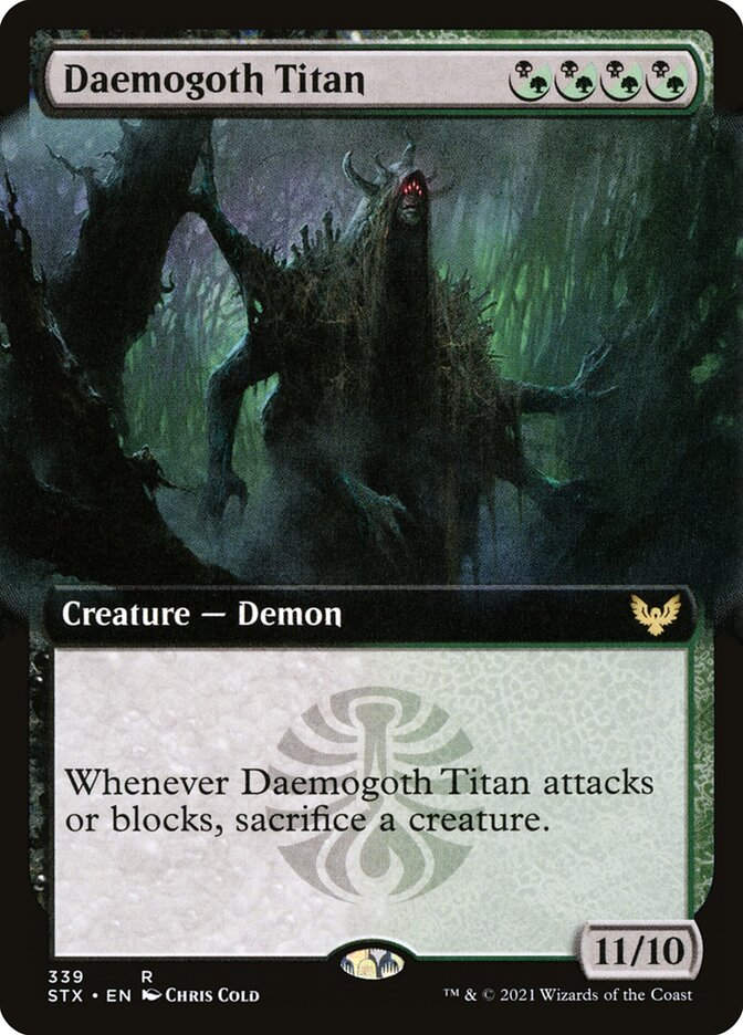 Daemogoth Titan (STX) (339) / Extended Art