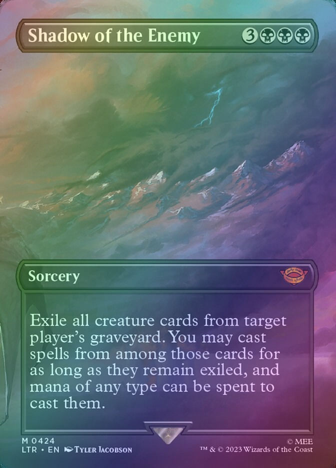 Shadow of the Enemy (LTR) (424) / Borderless / Foil