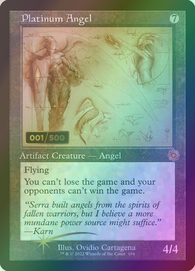 Platinum Angel (BRR) (104z) / Serialized
