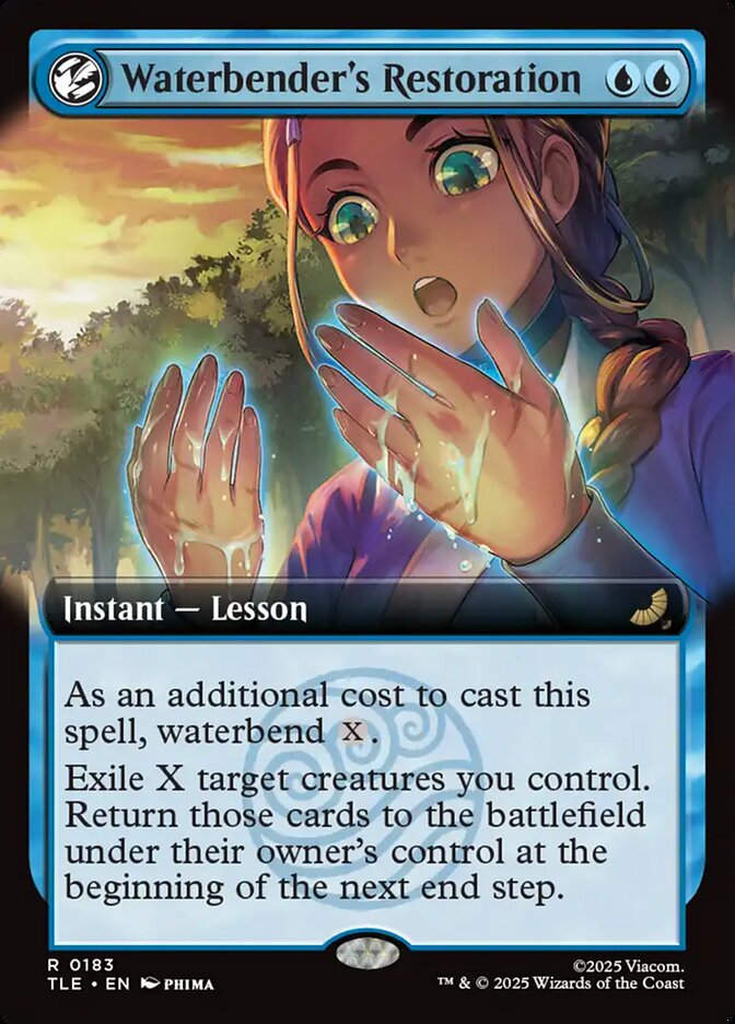 Waterbender's Restoration (TLE) (183) / Extended Art