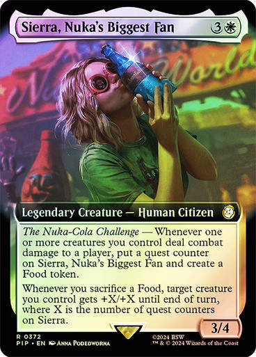 Sierra, Nuka's Biggest Fan (pip) (372) / Extended Art Foil