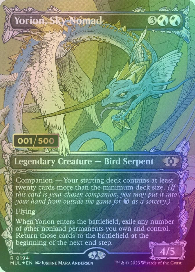 Yorion, Sky Nomad (MUL) (194z) / Borderless / Serialized