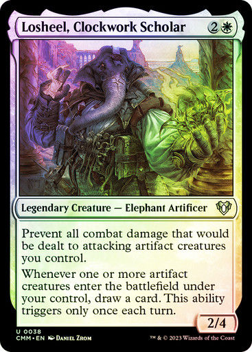 Losheel, Clockwork Scholar (cmm) / Foil