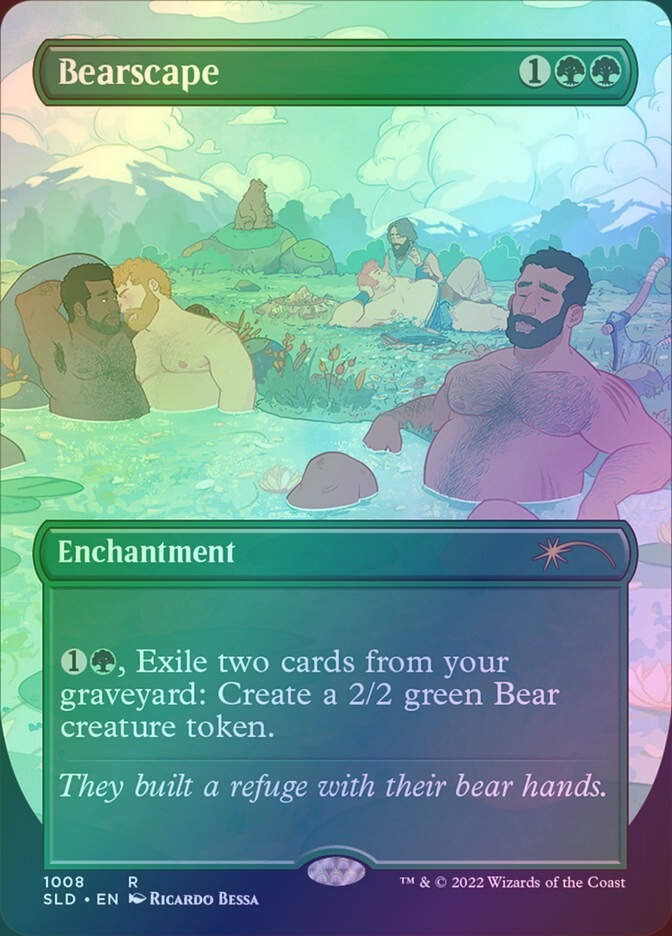 Bearscape (SLD) (1008) / Borderless / Foil