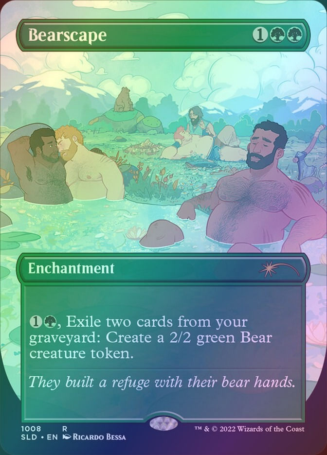 Bearscape (SLD) (1008) / Borderless / Foil