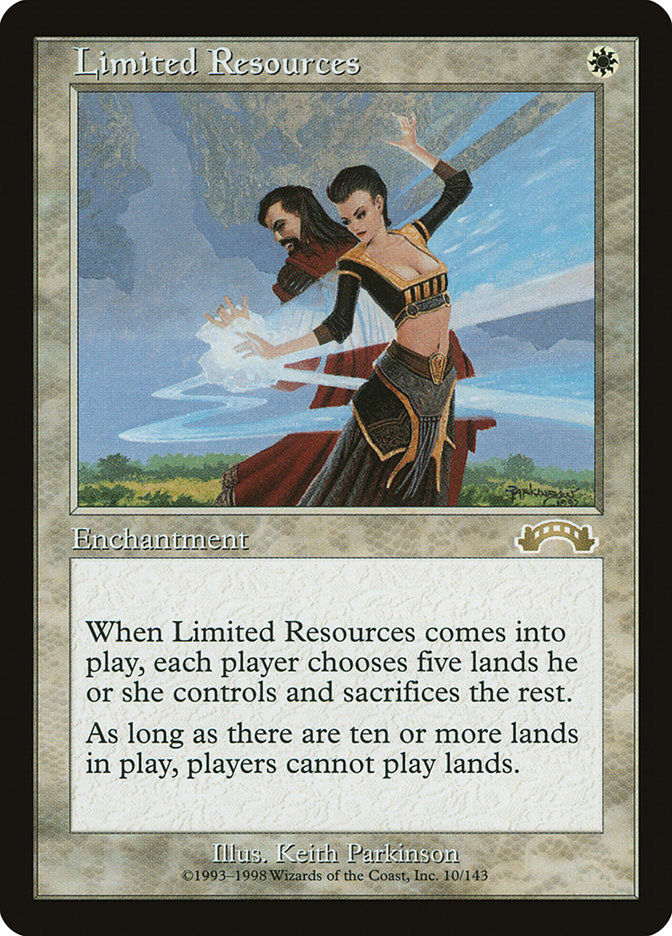 Limited Resources (exo)