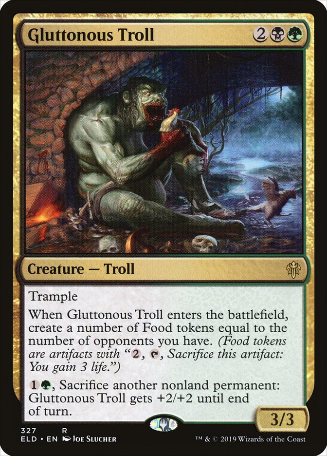 Gluttonous Troll (ELD) (327)