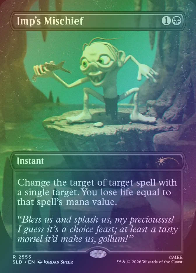 Imp's Mischief (SLD) (2555) / Borderless / Foil