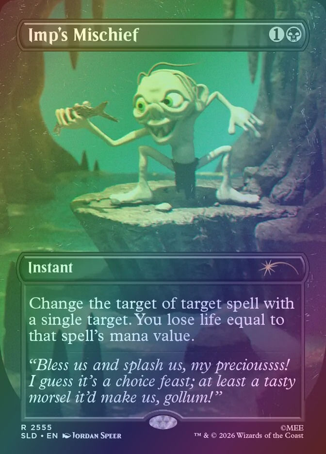 Imp's Mischief (SLD) (2555) / Borderless / Foil