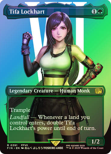Tifa Lockhart (FIN) (391) / Borderless / Foil