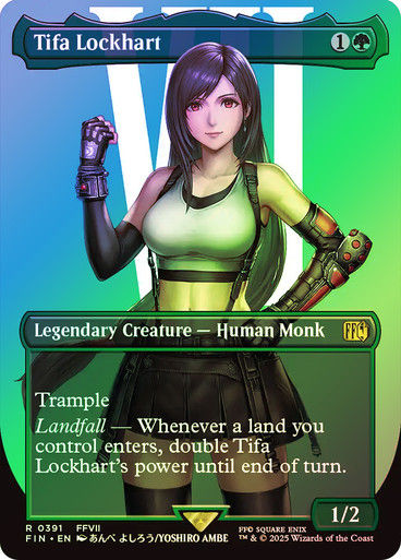Tifa Lockhart (FIN) (391) / Borderless / Foil