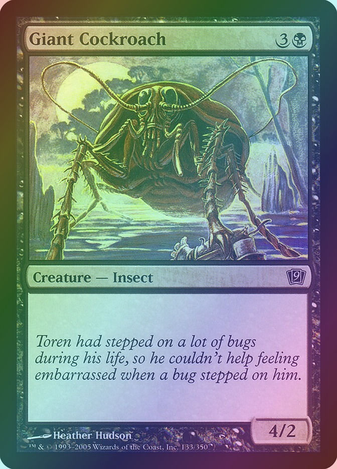Giant Cockroach (9ED) (133★) / Foil