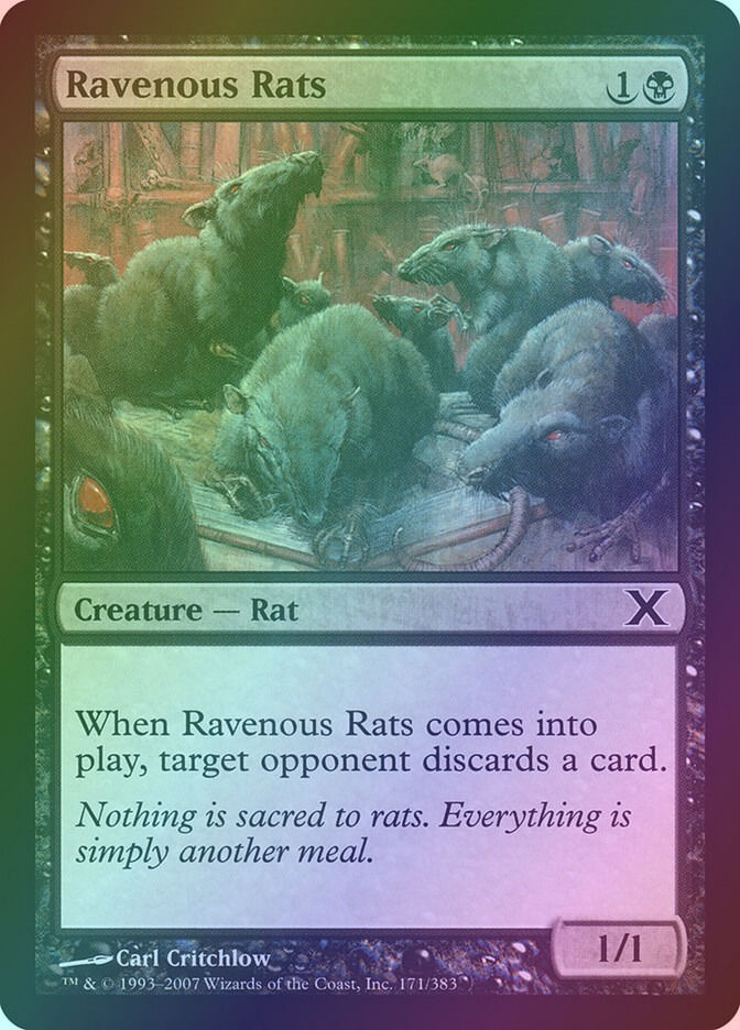 Ravenous Rats (10E) (171) / Foil