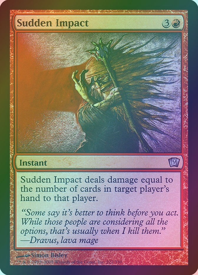 Sudden Impact (9ED) (222★) / Foil