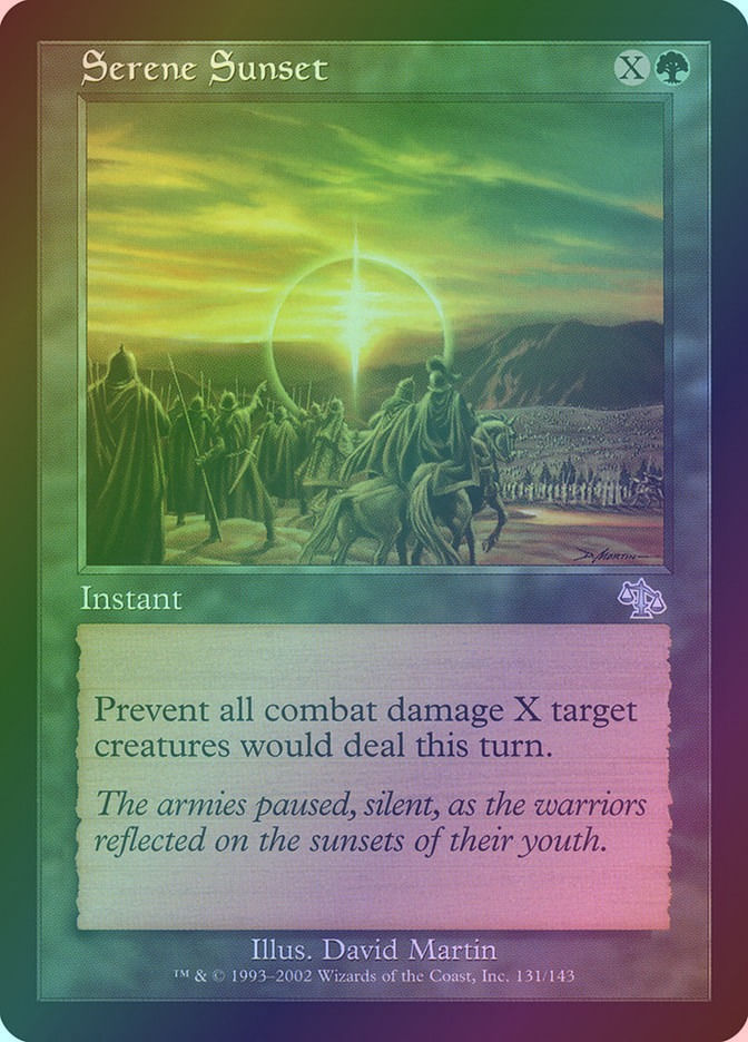 Serene Sunset (JUD) (131) / Foil