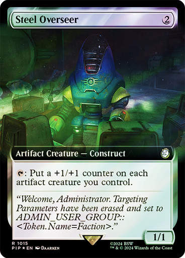 Steel Overseer (pip) (1015) / Extended Surge Foil