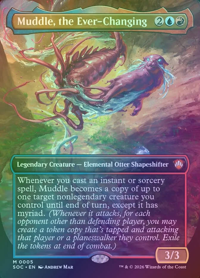 Muddle, the Ever-Changing (SOC) (5) / Borderless / Foil