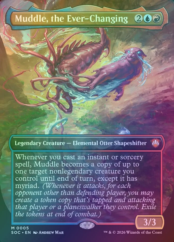 Muddle, the Ever-Changing (SOC) (5) / Borderless / Foil
