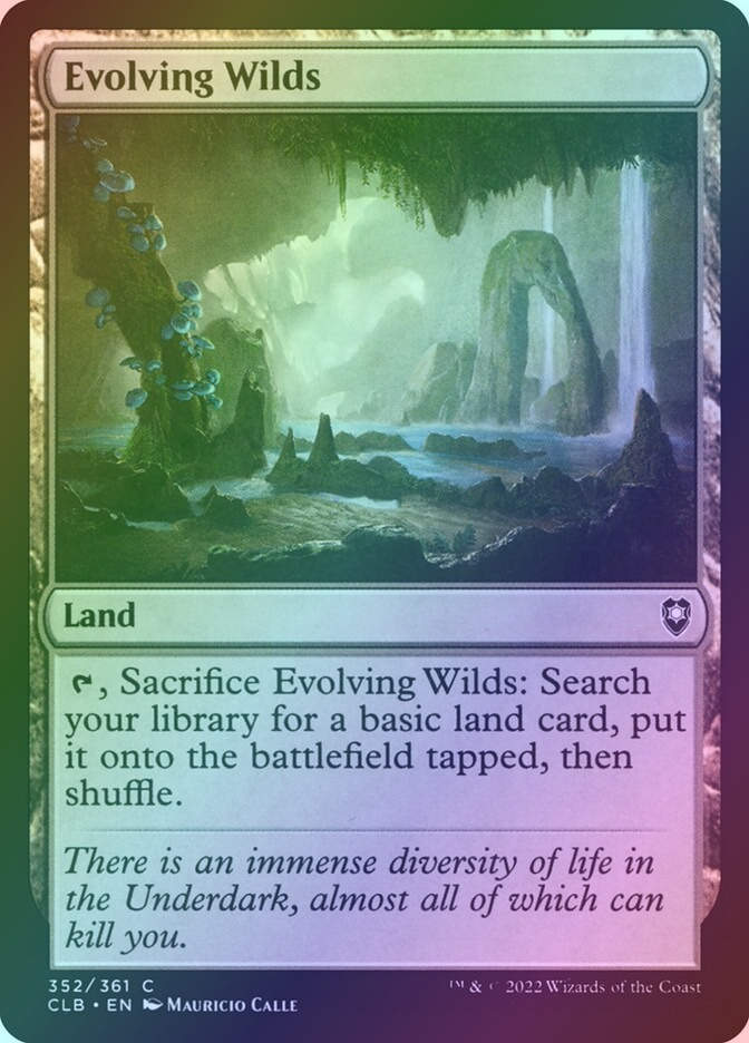 Evolving Wilds (CLB) (352) / Foil