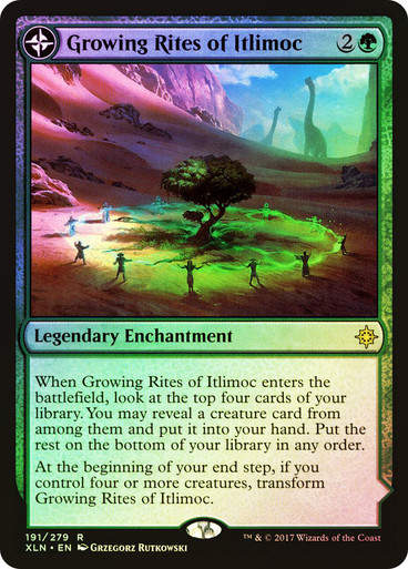 Growing Rites of Itlimoc // Itlimoc, Cradle of the Sun (XLN) (191) / Foil