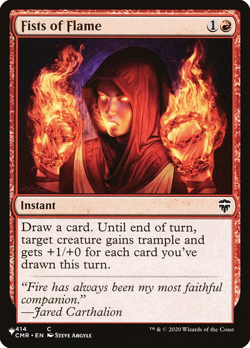 Fists of Flame (PLST) (CMR-414)