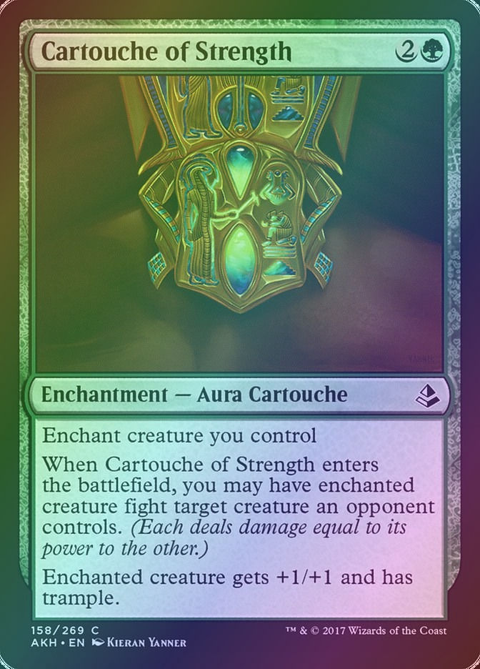 Cartouche of Strength (AKH) (158) / Foil