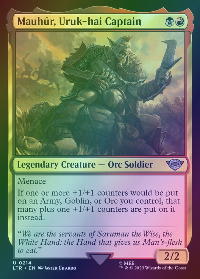 Mauhúr, Uruk-hai Captain (LTR) (214) / Foil