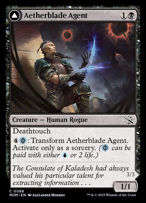 Aetherblade Agent // Gitaxian Mindstinger (mom)