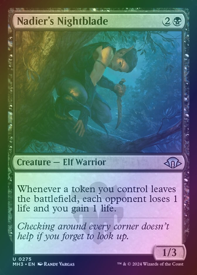 Nadier's Nightblade (MH3) (275) / Foil
