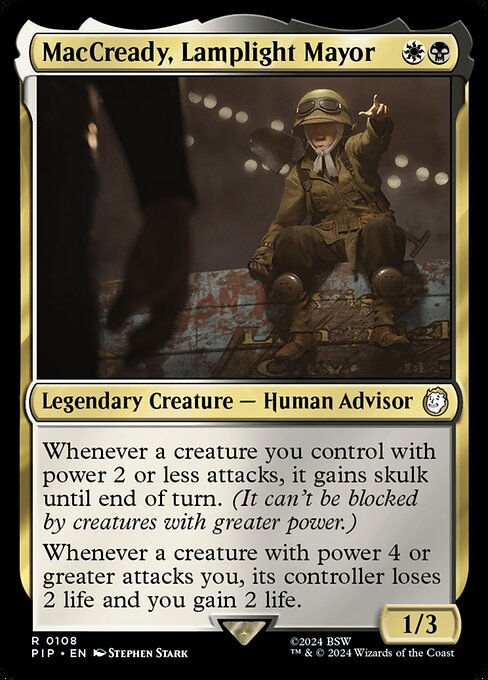 MacCready, Lamplight Mayor (pip) (108)
