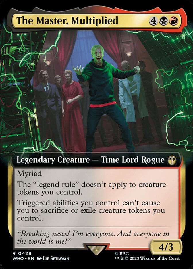 The Master, Multiplied (WHO) (429) / Extended Art
