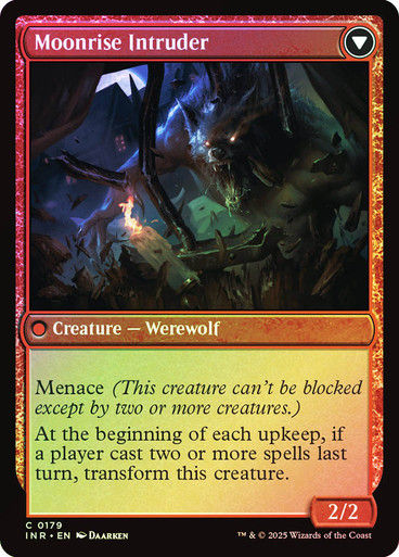 Village Messenger // Moonrise Intruder (INR) (179) / Foil — cara 2 de 2