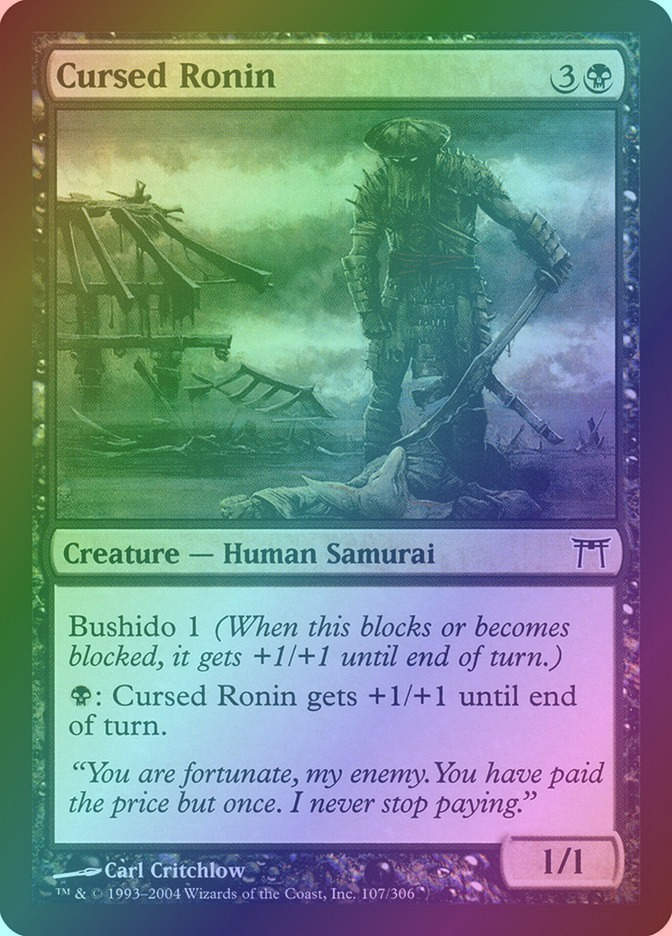 Cursed Ronin (CHK) (107) / Foil