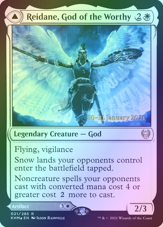 Reidane, God of the Worthy // Valkmira, Protector's Shield (PKHM) (21s) / Foil — cara 1 de 2