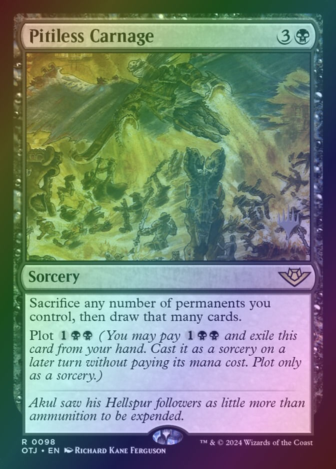 Pitiless Carnage (POTJ) (98p) / Foil