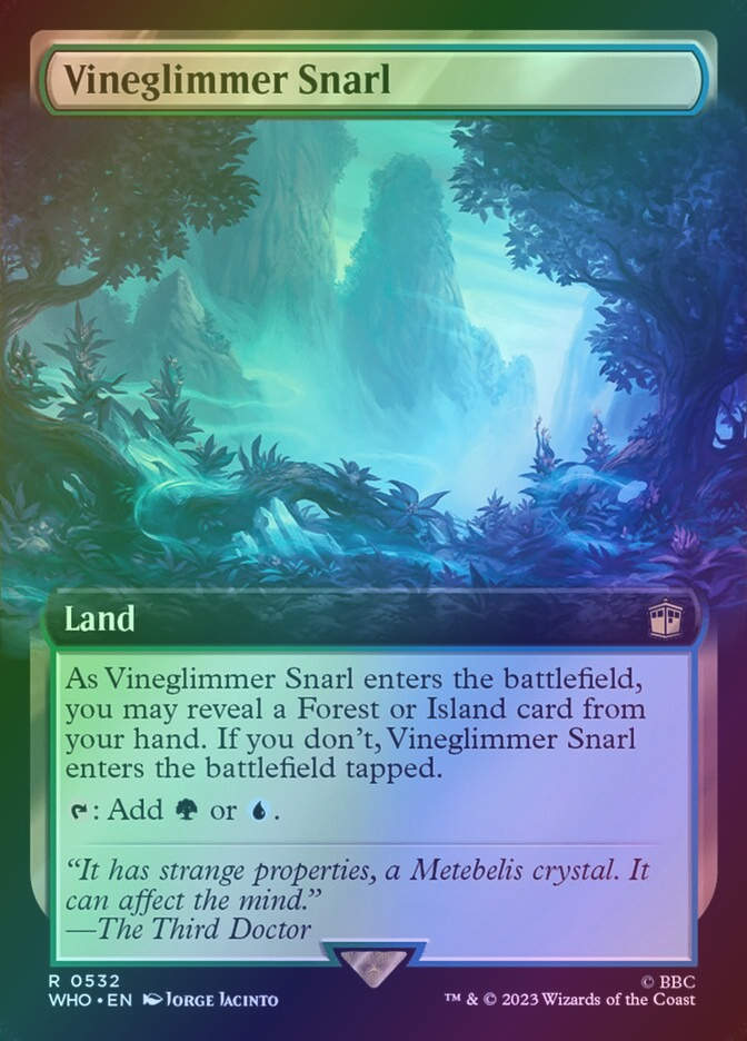 Vineglimmer Snarl (WHO) (532) / Extended Art / Foil