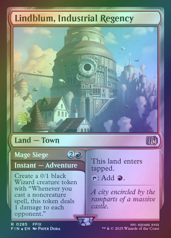 Lindblum, Industrial Regency // Mage Siege (PFIN) (285s) / Foil