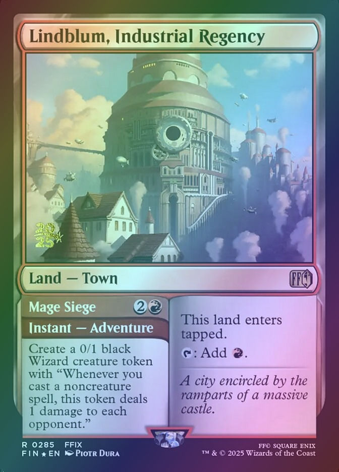 Lindblum, Industrial Regency // Mage Siege (PFIN) (285s) / Foil