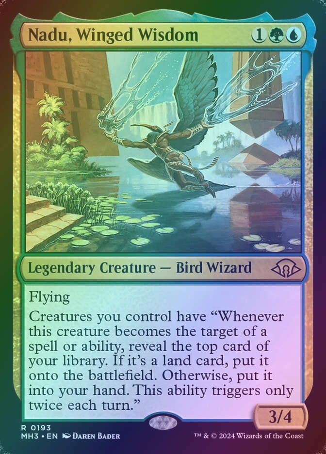 Nadu, Winged Wisdom (MH3) (193) / Foil