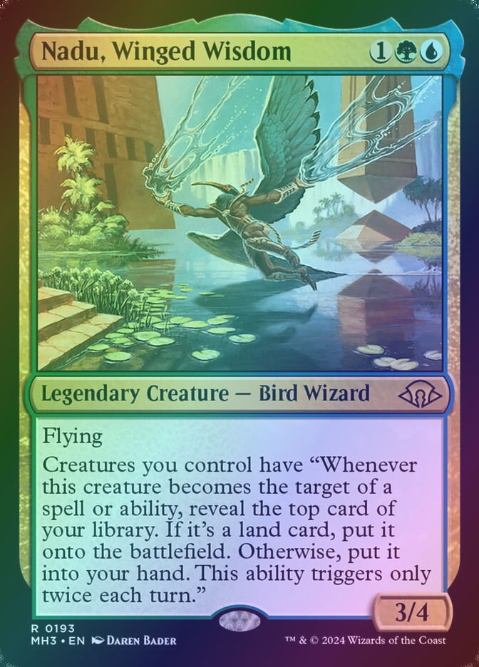 Nadu, Winged Wisdom (MH3) (193) / Foil