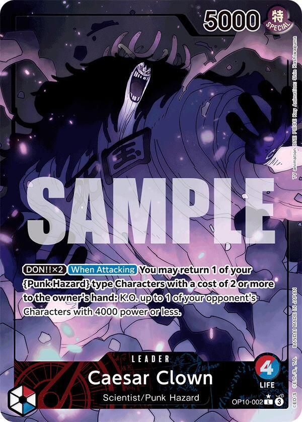 Caesar Clown (002) (Parallel) (OP10-002) / Foil