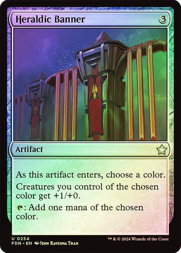 Heraldic Banner (FDN) (254) / Foil